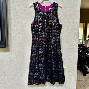 Zoe LTD Multi-Colored Sequins Party Dress. Like New. Size 12